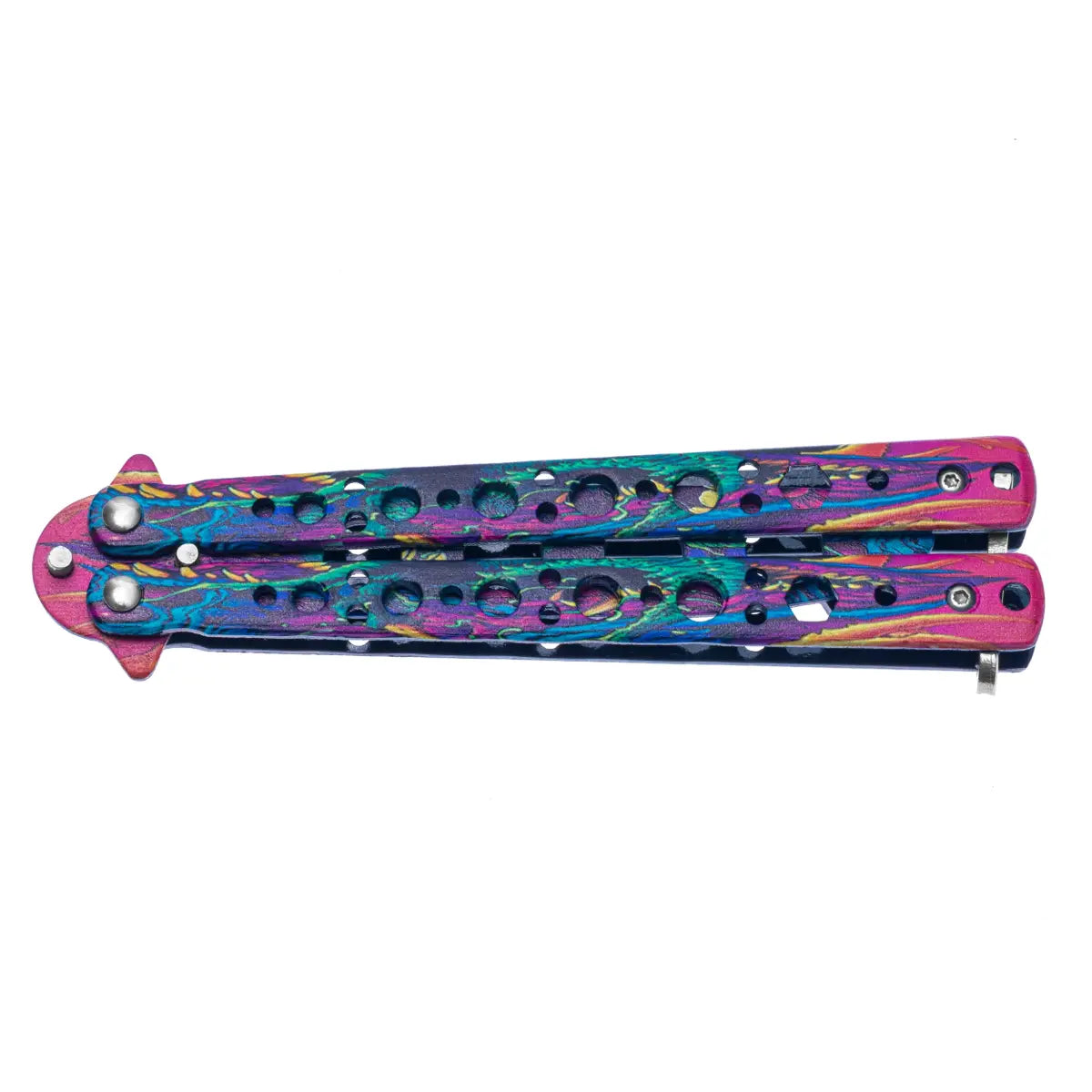 Navaja mariposa Hyperbestia 1 sin filo Razor Diseño CS:GO cerrado entrenamiento
