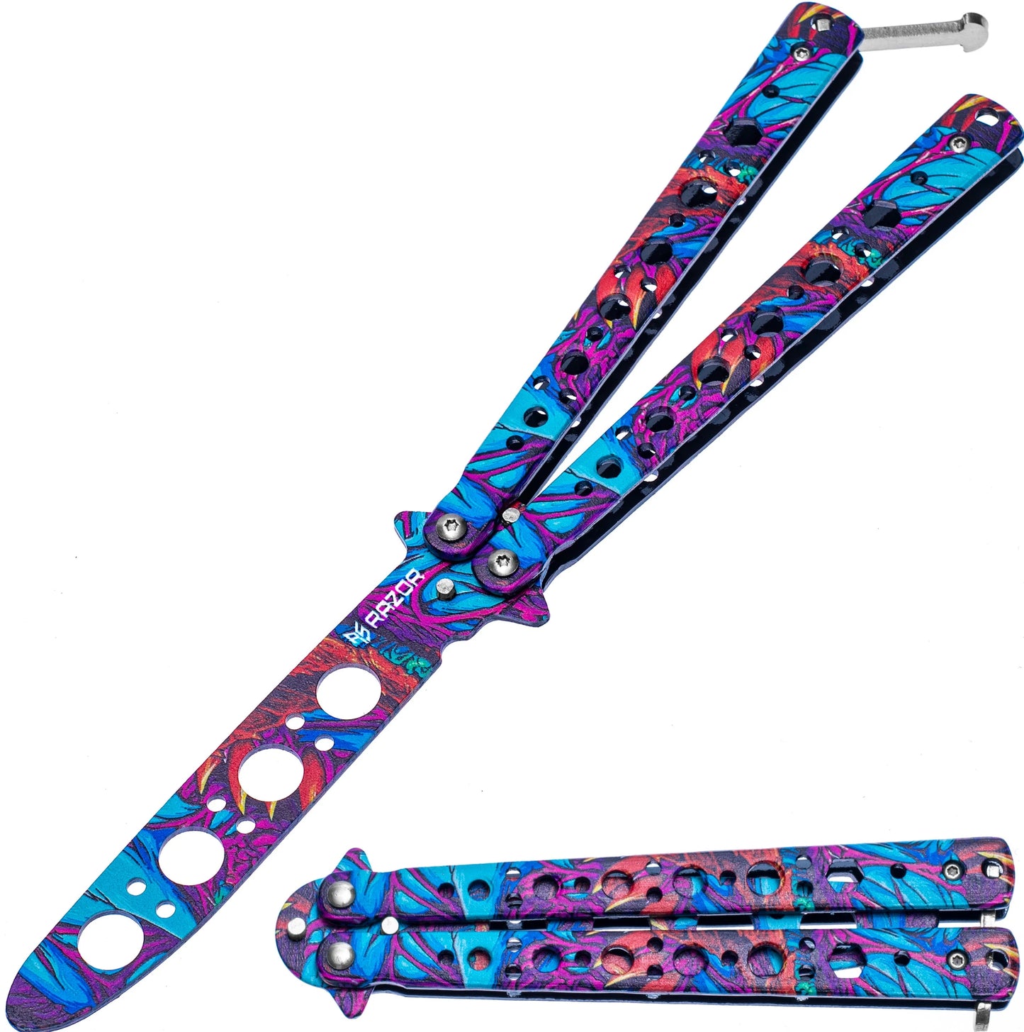 Navaja Mariposa Hyperbestia 2 sin filo Razor Diseño CS:GO 