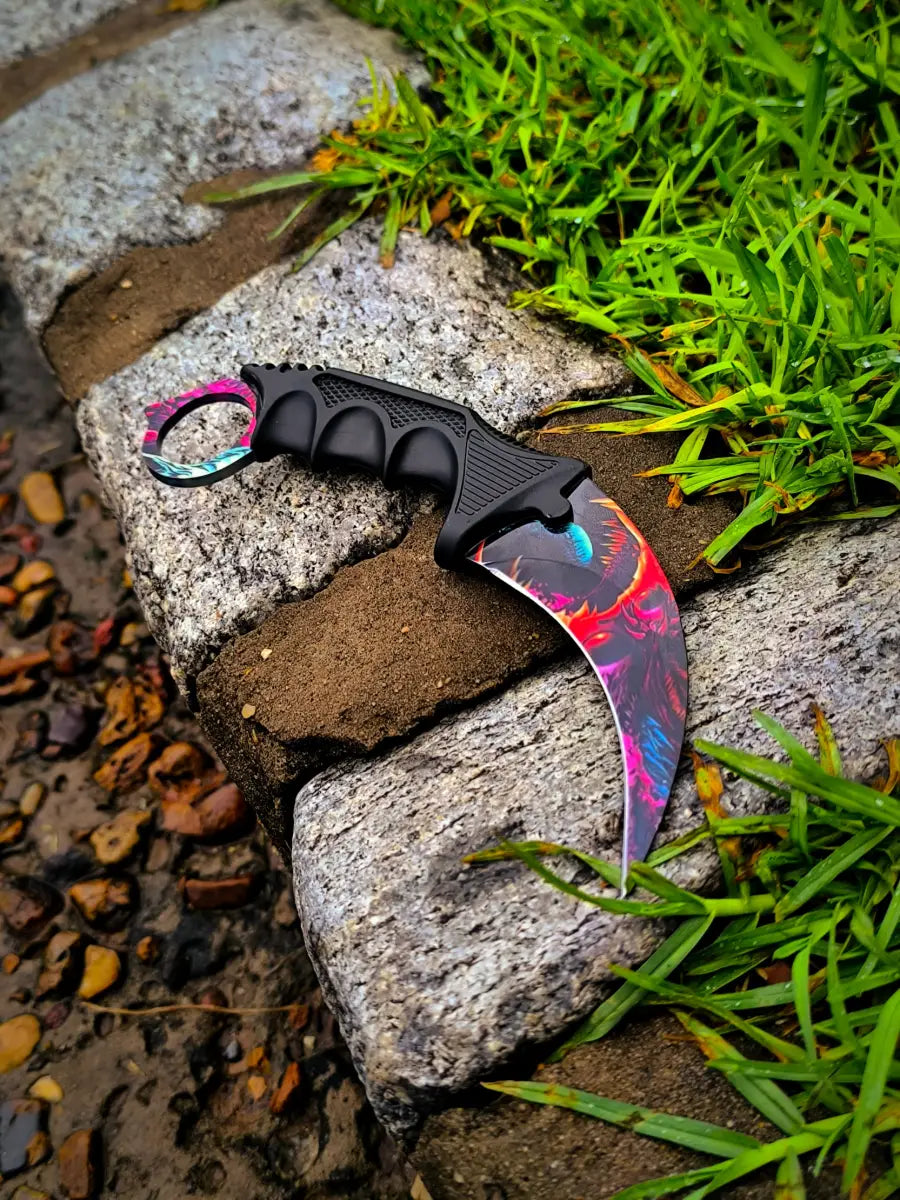 Karambit Hyperbestia para Defensa Táctico Colección en Naturaleza