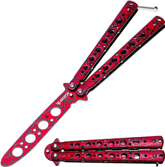 Navaja Mariposa SpiderWeb Sipder-Swag sin filo Colección Calidad Acero