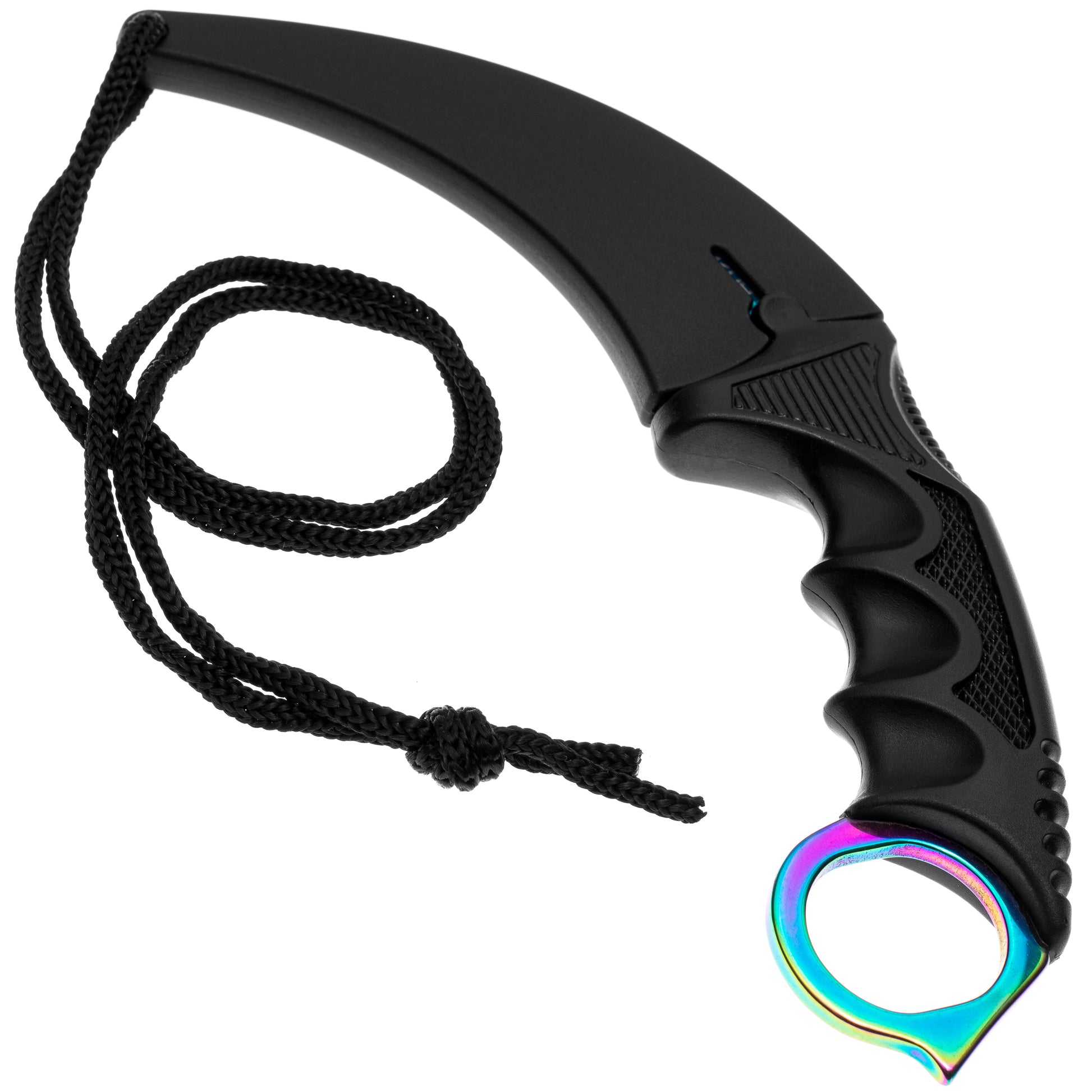Karambit Tornasolado Razor con Funda de Protección Plástico ABS Calidad Premium