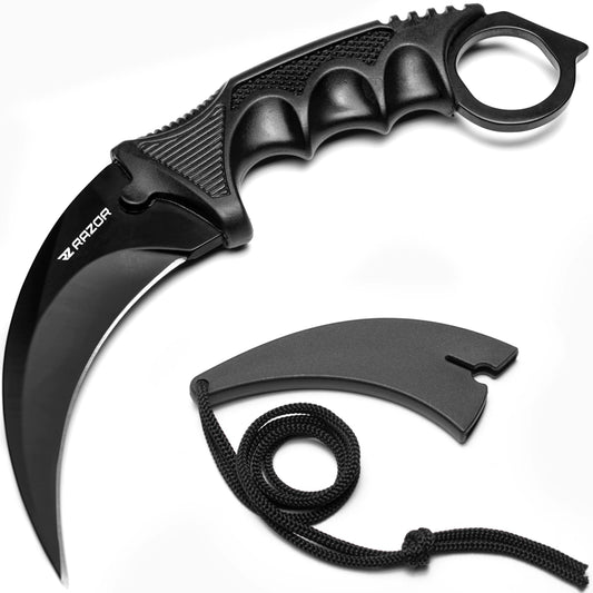 Cuchillo Karambit Negro Night CS:GO Razor Colección